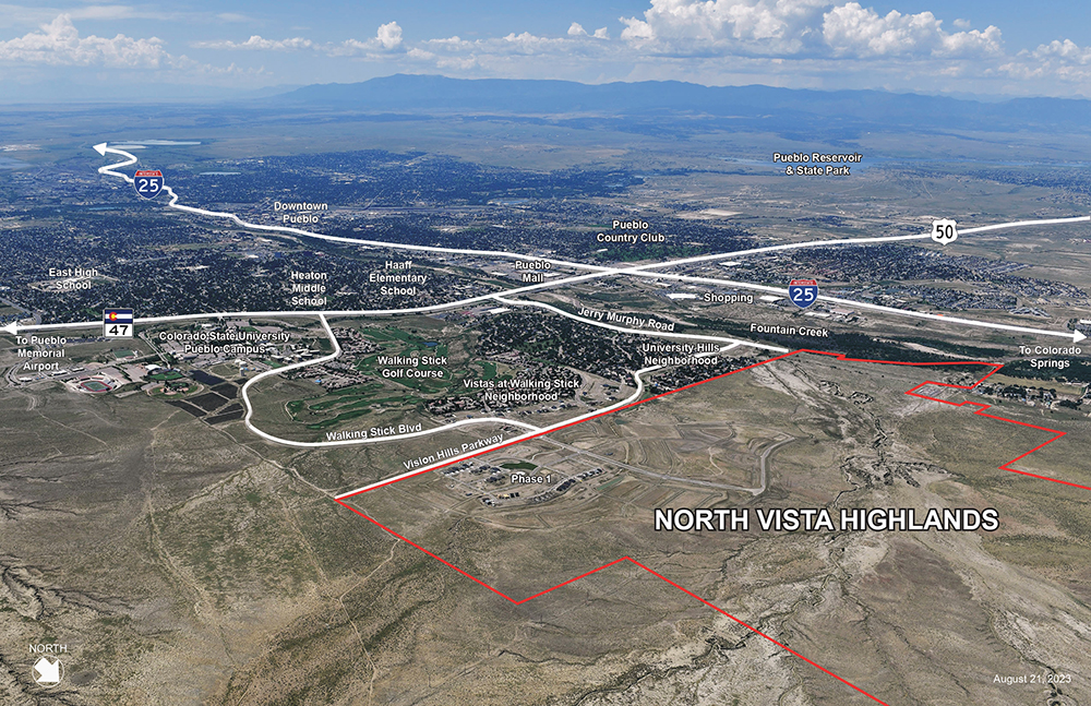 North Vista Highlands aerial view